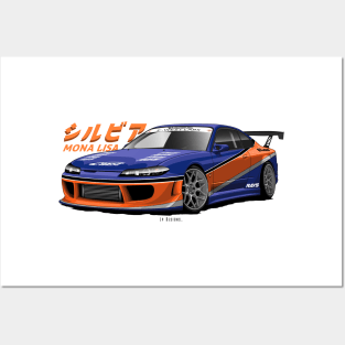 Silvia S15 (Mona Lisa) - The Fast And Furious Posters and Art